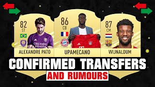 FIFA 22  NEW CONFIRMED TRANSFERS amp RUMOURS 😱🔥 ft Upamecano Pato Wijnaldum etc [upl. by Breen]