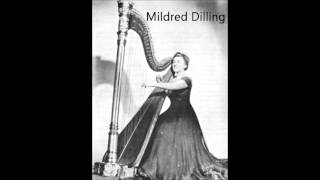 Prokofiev Prelude in C  Mildred Dilling harp 1937 [upl. by Hayotal]