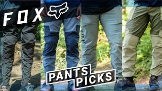 Fox Racing Mountain Bike Pants Compared  Defend Flexair and Ranger Series Riding Pants [upl. by Enirac329]