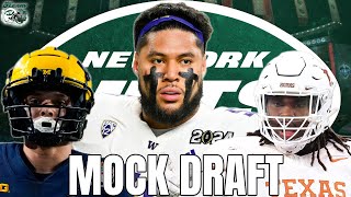 New York Jets 2024 7Round Mock Draft  Post Free Agency [upl. by Eizle]