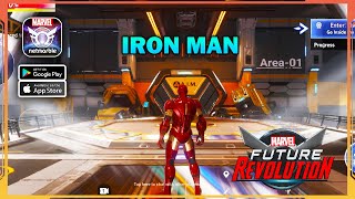 MARVEL Future Revolution IRON MAN Gameplay [upl. by Nbi57]