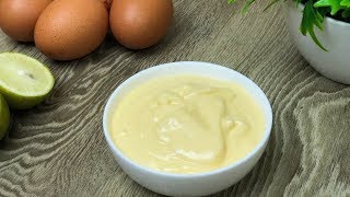 ঘরে তৈরি বেসিক মেয়োনেজ  Homemade basic mayonnaise  Easy mayonnaise recipe  Mayo recipe Bangla [upl. by Ignatia]