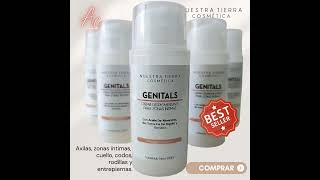 CREMA PARA ACLARAR ZONAS ÍNTIMAS GENITALS NUESTRA TIERRA COSMÉTICA [upl. by Mattland]