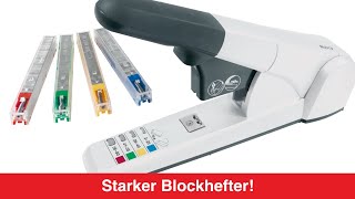 LEITZ BlockHeftgerät 5551 Stapler [upl. by Eseekram]