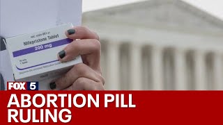 Supreme Court abortion pill ruling  FOX 5 News [upl. by Nithsa552]