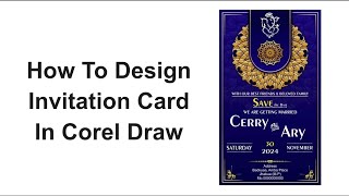 CREATE Stunning Wedding Invitations FAST with CorelDRAW Design Secrets [upl. by Venterea]