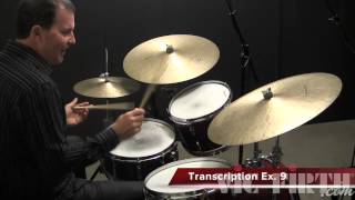 Drumset Lessons with John X Jazz Comping 3  quotPush Beatsquot [upl. by Charmine]