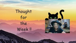 Thought for the Week Nov 4th and Face Mask [upl. by Hilary]