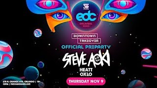 surprise Full Set  the Vanguard EDC pre party Steve Aoki 11923 Orlando [upl. by Landau]