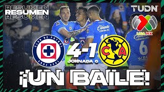 HIGHLIGHTS  Cruz Azul 41 América  Liga Mx AP2024  J6  TUDN [upl. by Liddie]