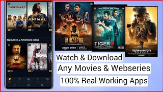 Best Movie App For Android  Best Movie App Download  3 Best Movie Apps  Best Web Series App Free [upl. by Sasnak]