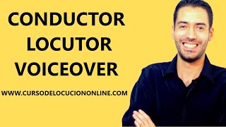 ✅ Diferencias Entre CONDUCTOR  LOCUTOR  VOICEOVER  voz locucion diccion oratoria [upl. by Nerol998]