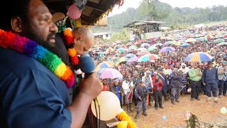 Hon Don Polye Addressing the Warlords of Wapenamanda District Enga Province [upl. by Ted490]