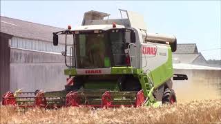 barley harvest claas lexion 540530  start harvest 2018 [upl. by Sarina]