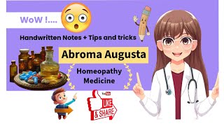 Abroma Augusta Homeopathy  How to study Remedy  Easy explanationI  Homeopathic Remedies [upl. by Iain]