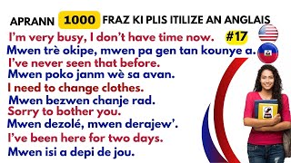 Aprann 1000 PHRASES an Anglais Aprann Pale Anglais Kou Anglais Pale Anglais rapide Angle [upl. by Emiaj317]