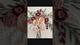 motifsembroiderydesigns art embroideryforbeginners handmade embroidery [upl. by Akilegna]