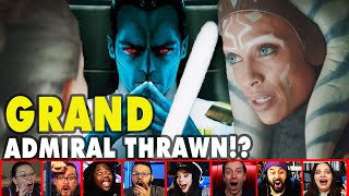 Reactors Reaction To Ashoka Mentioning Admiral Thrawn On The Mandalorian Episode 5  Mixed Reactions [upl. by Ytte]