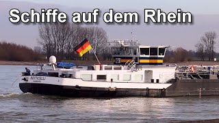 Schiffe auf dem Rhein  Binnenschifffahrt  Rheinschifffahrt [upl. by Deanne548]