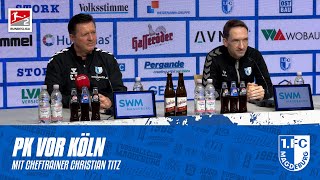 „Köln ist eine gestandene und gewachsene Mannschaft“  PK vor dem Auswärtsspiel beim 1 FC Köln [upl. by Tse]