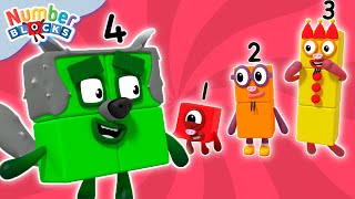 Three Little Pigs  Full Episode  S1 E8  Numberblocks Level 1  Red 🔴 [upl. by Yup]