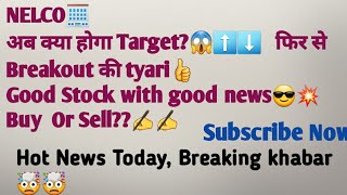 NELCO share priceBreakout ki tyariGood stock with good newsnelco stocknelco important share [upl. by Ert]