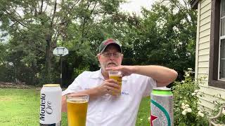 Heineken Silver 40 abv compared to Modelo Oro 40 abv  The Beer Review Guy [upl. by Enelyt]