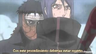 Obito VS Konan SUB ESPAÑOL [upl. by Anavlis]