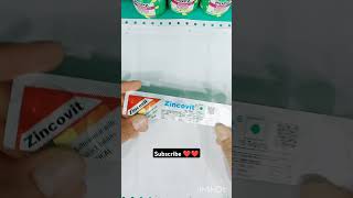 Zincovit tables use in Hindi viral videos trending skincareroutine youtubeshorts pharmacian [upl. by Manuela]