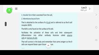 المحاضرة الثالثة مناعة Antibody [upl. by Eudocia]