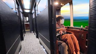 Osaka Trip on Japan’s Overnight Completely Private Bus  Tokyo  Osaka [upl. by Lunn]