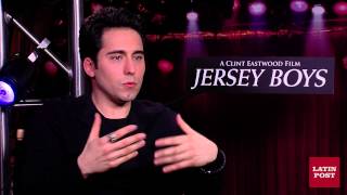 Jersey Boys Movie Cast Interview with John Lloyd Young [upl. by Hanforrd]