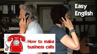 Easy English  business telephoning key phrases [upl. by Francesca252]