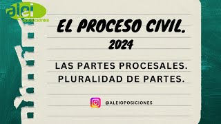 Conocimiento básico del proceso civil ¿Qué son las partes procesales [upl. by Morehouse]