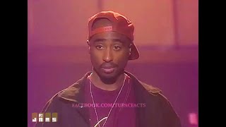 UNSEEN Tupac Performs Live On MTV JAMS FULL UNCUT REHERSAL [upl. by Yrekaz]