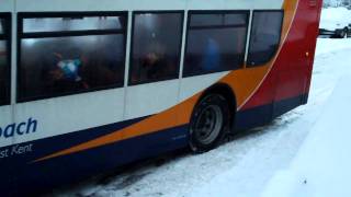 Snow chaos on Tankerton Road Whitstable 181210 [upl. by Hyams]