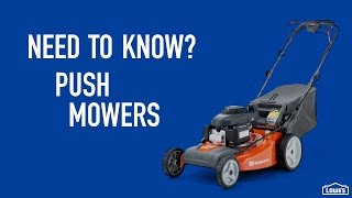 Need to Know  Push Mowers [upl. by Cassey]