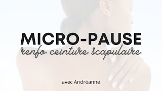 Micropause renfo ceinture scapulaire [upl. by Pitts]