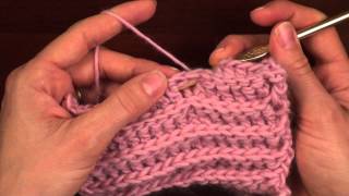 Crochet Stitch Variations Back Post Half Double Crochet [upl. by Atnima]