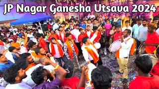 JP Nagar Ganesha Utsava 2024  Tapanguchi Tamate Dance  Tamate Beats  Temptation  TempleCrew [upl. by Fromma]