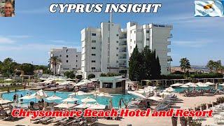 Chrysomare Beach Hotel and Resort Ayia Napa Cyprus 2024 Tour [upl. by Reifinnej]