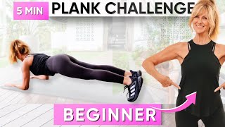 5Minute Plank Challenge To Burn Belly Fat Fast  BEGINNERS [upl. by Sherye]