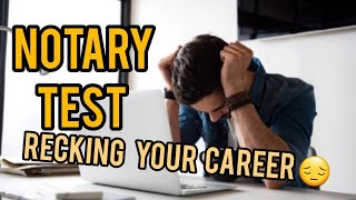 Notary Exam Alert Question Dont Cancel Your Career 😲 Plus Sample Test Questions [upl. by Sherrill]