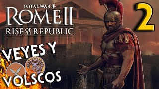 AUGE DE ROMA cap 2 Roma no se hizo en un día Total War ROME 2  RISE OF THE REPUBLIC 🔴 DIRECTO [upl. by Ahseram]