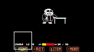 Genocide Underpants Sans Battle COMPLETED [upl. by Summers]