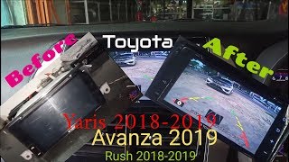 Tutorial pemasangan kamera mundur mobil quotToyota Yaris 2018quotquotToyota Avanza 2019quotToyota Rush 2018quot [upl. by Attebasile]