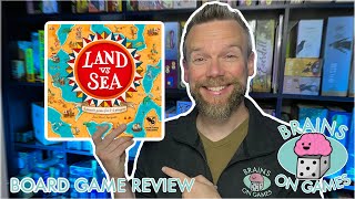 Land vs Sea board game review [upl. by Kilian]