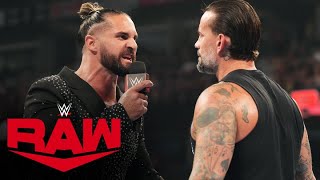 Seth “Freakin” Rollins warns CM Punk to stay out of his way Raw highlights July 8 2024 [upl. by Wightman]