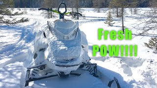 2018 Freeride 850 Ripping Fresh Powder [upl. by Teirrah]