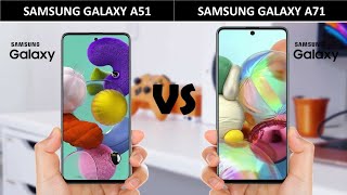 Samsung Galaxy A51 vs Samsung Galaxy A71 [upl. by Elnar]